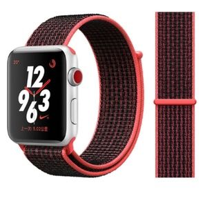 NEW[BAND] Black Pink light Strap Loop For Apple Watch